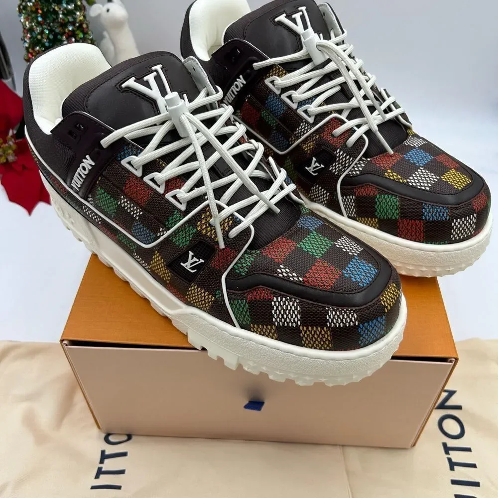 Men’s Louis Vuitton X Murakami trainer sneakers size 10 fits 11 US made in Italy - Picture 10 of 13